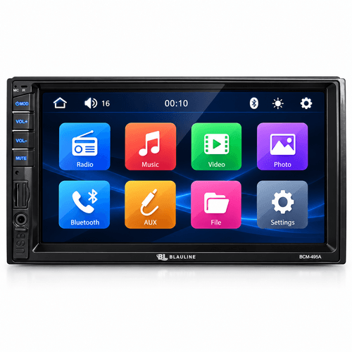 Estereo Blauline BCM-495 pantalla 7" Mirror/Carplay/BT/USB