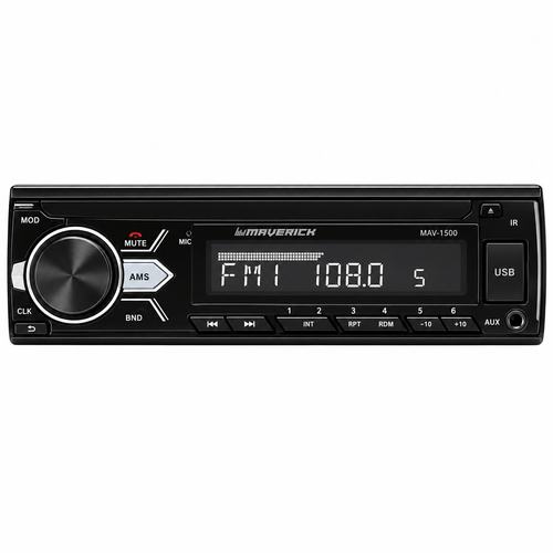 Estereo Maverick MAV-1500 BT USB MP3 Ent Auxiliar 50W