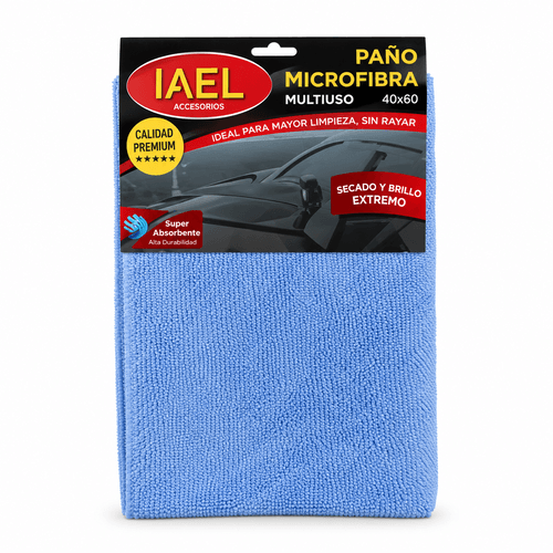 Paño de limpieza Microfibra Premium IAEL Extra Soft 60x40cm
