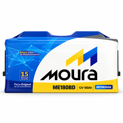 Batería Moura ME180BD 12V 180Ah Reforzada para Camión