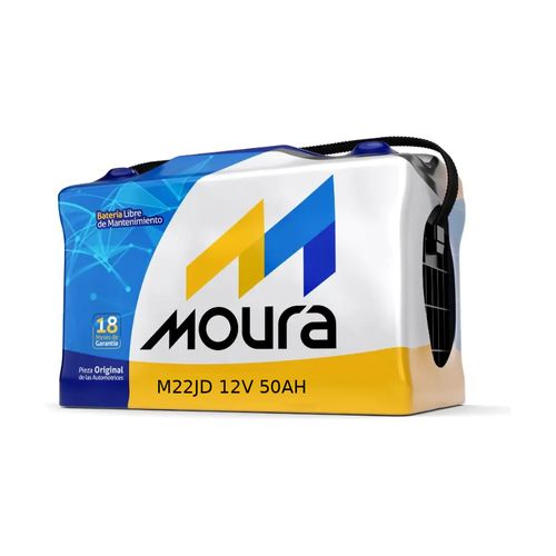 Batería Moura M22JD 12V 50Ah para Auto y Camioneta