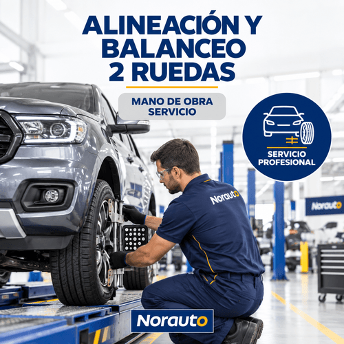 Servicio de Alineación Y Balanceo 2 ruedas para Camioneta
