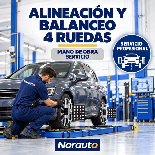 Servicio de Alineación y Balanceo 4 ruedas para Auto