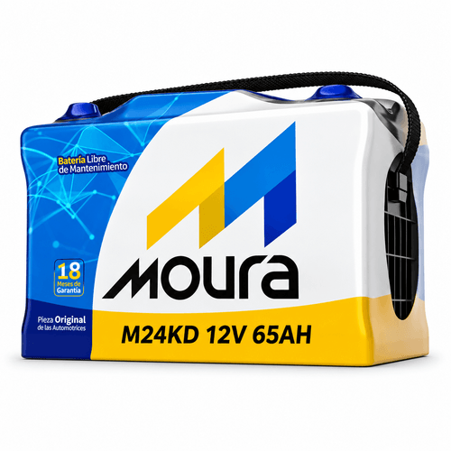 Batería Moura M24KD 12V 65Ah para Auto y Camioneta