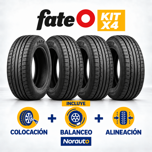 Kit de 4 Fate 175/70 R14 96/94T AR-410 con Alineación y Balanceo