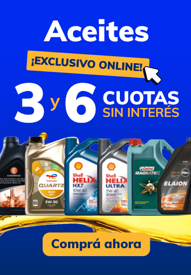 Aceite 40% de descuento - 3 y 6 cuotas